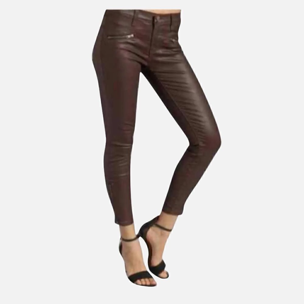 Current/Elliot Soho Zip Stiletto Skinny Ankle Pants - Picture 3 of 10